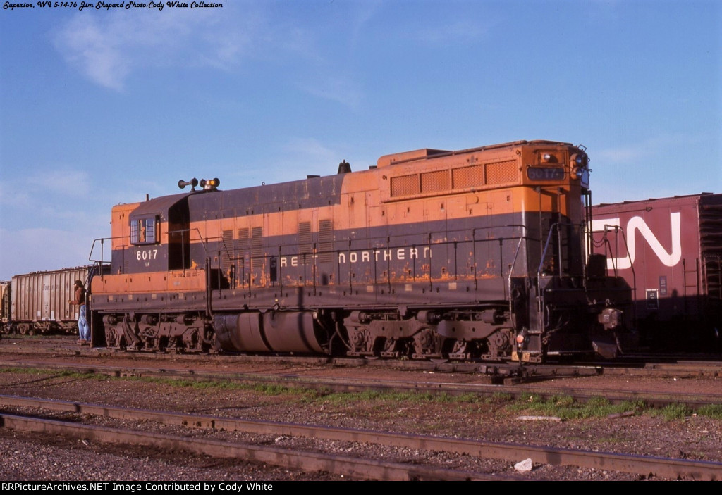 Burlington Northern SD7 6017